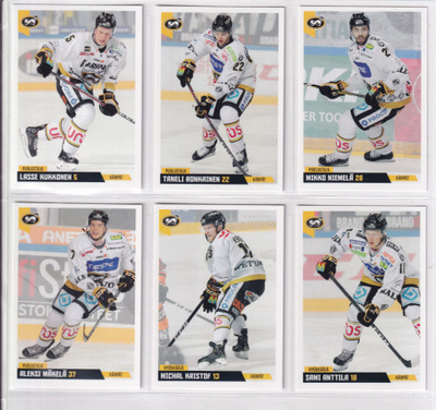 2019-20 Cardset Series 1 Kärpät Team Set 12 korttia (85-96)