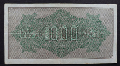 Saksa 100 mark 1922  - - - 157 x 84 mm
