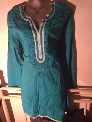 Turkoosi 'indian bazar' paita onesize
