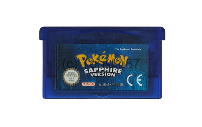 GBA - Pokemon Sapphire (L) Uusi paristo!