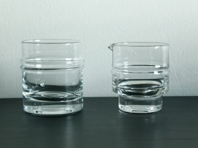 Iittala Pisararengas lasi ja kermakko
