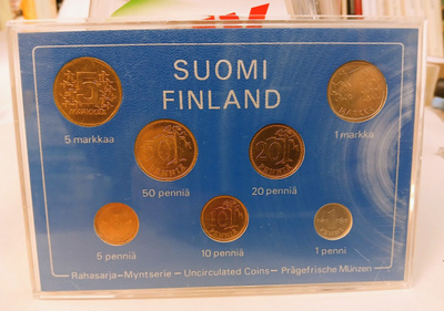Suomi Finland Moneta rahasarja 1977
