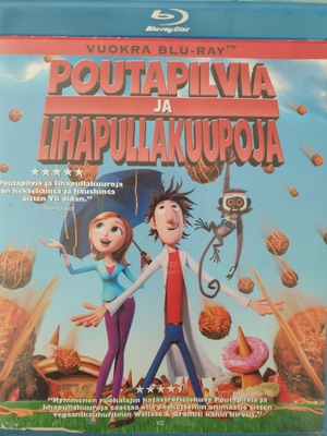 Poutapilviä ja lihapullakuuroja BLU-RAY