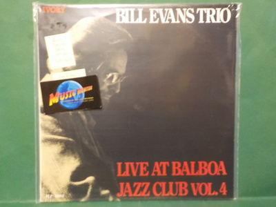 BILLY EVANS TRIO - LIVE AT BALBOA JAZZ CLUB VOL. 4 M-/M- LP