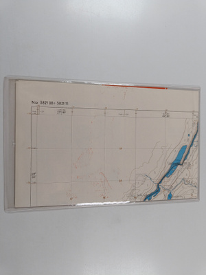 Topografinen kartta 1:20000, N:o 3821 08 + 3821 11 : Etel...