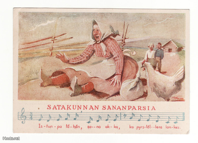 Postikortti, SATAKUNTA, sananparsia