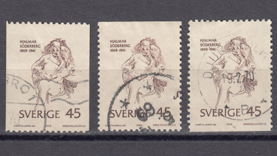Ruotsi 1969 Fa 672 A ja B Hjalmar Söderberg