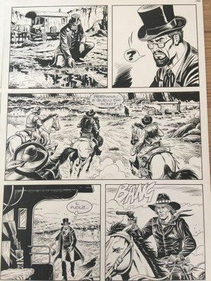 Tex Willer ORIGINAALI SIVU Giacomo Danubio Tex 7/2013