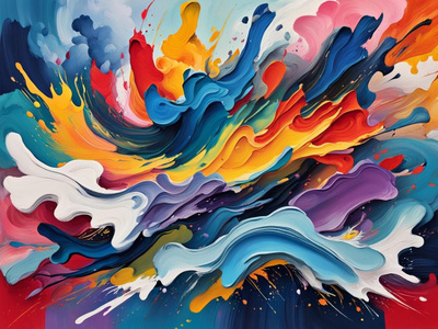 Uusi Abstrakti alumiinitaulu 30 cm x 40 cm