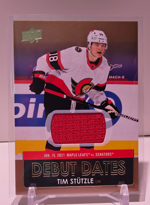 Tim Stutzle Jersey Debut Dates Ottawa