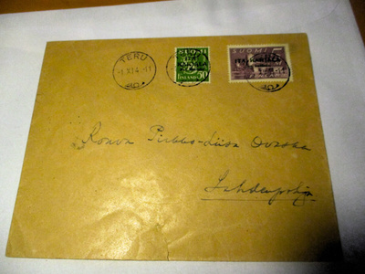1941 Teru kuori Lahdenpohjaan tulol