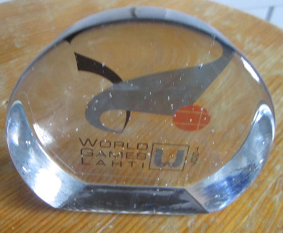Paperipaino - World Games Lahti 1997