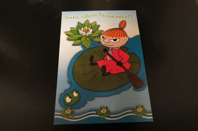 MUUMI POSTIKORTTI KULKENUT 2009