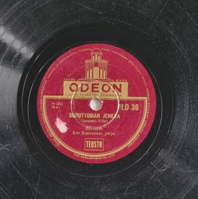 Savikiekko 1953 - Justeeri (Kauko Käyhkö) - Odeon PLD 36