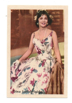 Purkkakuva Hellas Filmitähti-sarja n:o 25 GINA LOLLOBRIGIDA