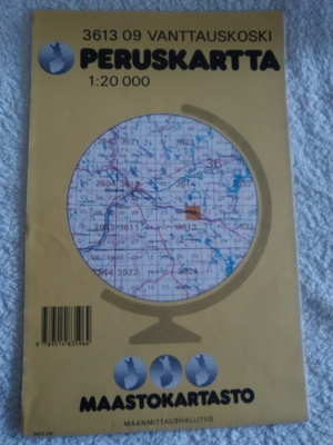 KARTTA ROVANIEMI VANTTAUSKOSKI 1:20 000
