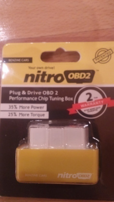Nitro OBD2 Bensa teholastu.