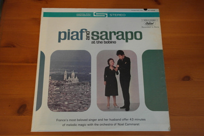 Piaf and Sarapo at the Bodino-LP.