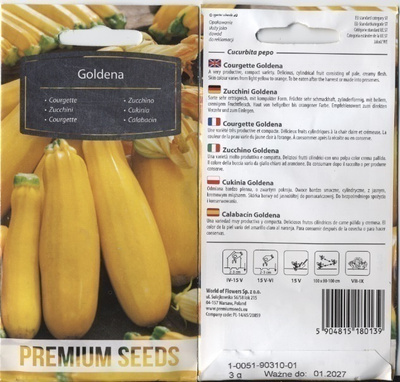 Kesäkurpitsa "Goldena" - siemenet #