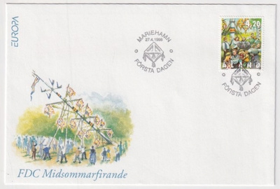 FDC Åland: Juhannus 27.4.1998 (Europa)