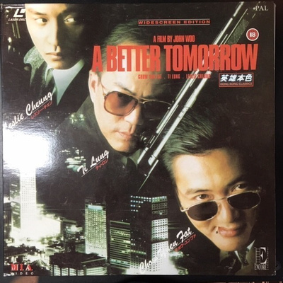 Better Tomorrow LaserDisc