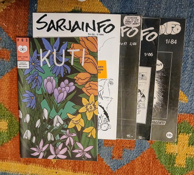 Sarjainfo lehtiä 4kpl + Kuti kevät 22