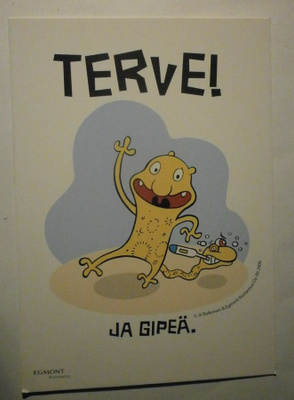 Terve - ja gipeä! Jasso - albumimainospk, MiniMoi 2706 ei p.