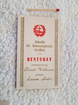 RENTUKAT VANHA KANGAS TARRA