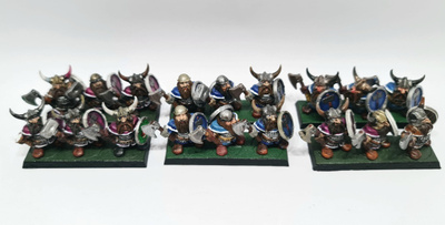 WHFB - 18kpl Dwarf figuureita 80-luvulta [F28]