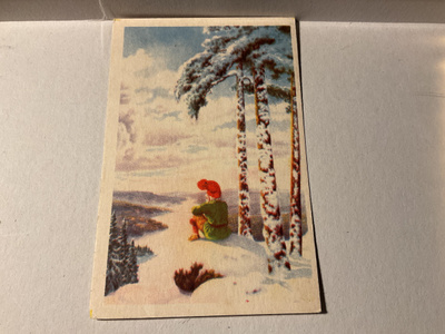 Postikortti Hyvää joulua 1940-luku