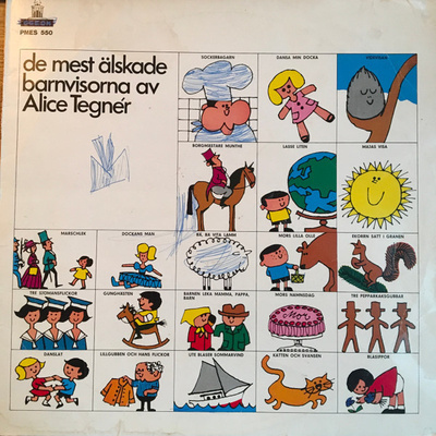 De Mest Älskade Barnvisorna Av Alice Tegnér LP
