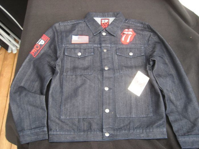 Rolling Stones - Zip code denim jacket. Official merchandise