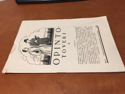 OPINTOTOVERI LEHTI 3/1930 HYVÄ