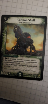 Cannon Shell Duel Master CCG card