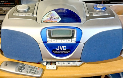 JVC CD, Kasettisoitin ja Radio