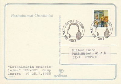 ERIKOISLEIMA , Kotkaleiri , Rauha  19.7.1988