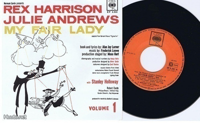REX HARRISON JULIE ANDREWS my fair lady EP -1964- dutch