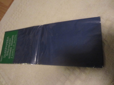 Sininen Silkkipaperi 5 arkkia 50 x 70 cm