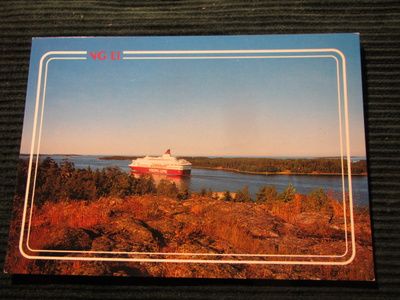 Viking Line. Laivapostikortti