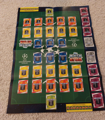 Match Attax pelijuliste pelilauta