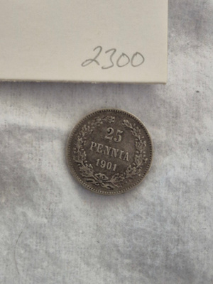 25 penniä 1901, Suomi
