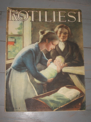 Kotiliesi , tammikuu I / 1934   kansi Rudolf Koivu