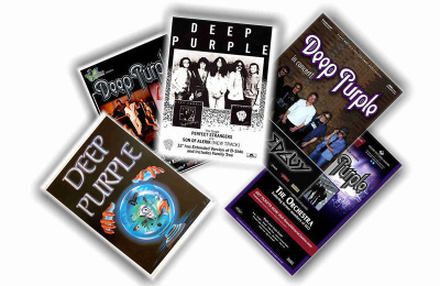 DEEP PURPLE -- julistesetti A4 x 5 (mm. UPEA lahja !!!) #1