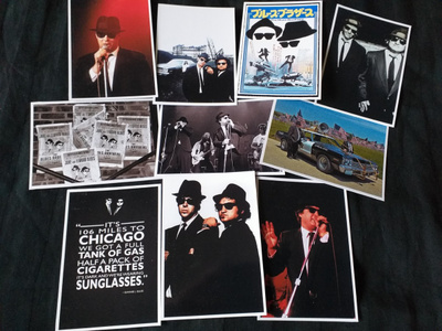 BLUES BROTHERS -- postikorttisetti    (Upea Lahja !!) #1