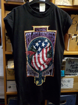 THE BLACK CROWES AMORICA OR BUST HIHATON T-PAITA KOKO XL