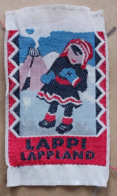 Lappi, vanha kangasmerkki / hihamerkki, ei käytetty