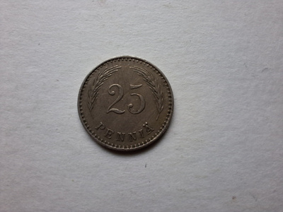 25 PENNIÄ 1929