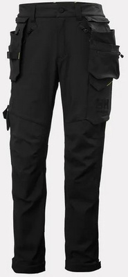 Helly Hansen 77563 työhousu, riipputaskut, (musta, koko C60)