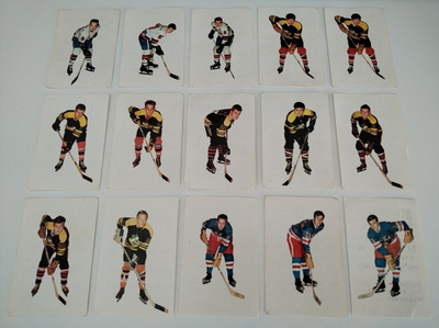 1966 Champion AB Jääkiekkosarjan keräilykuvat alk.7e/kpl