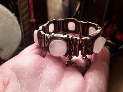 Vintage pronssi rannekoru Sarpaneva